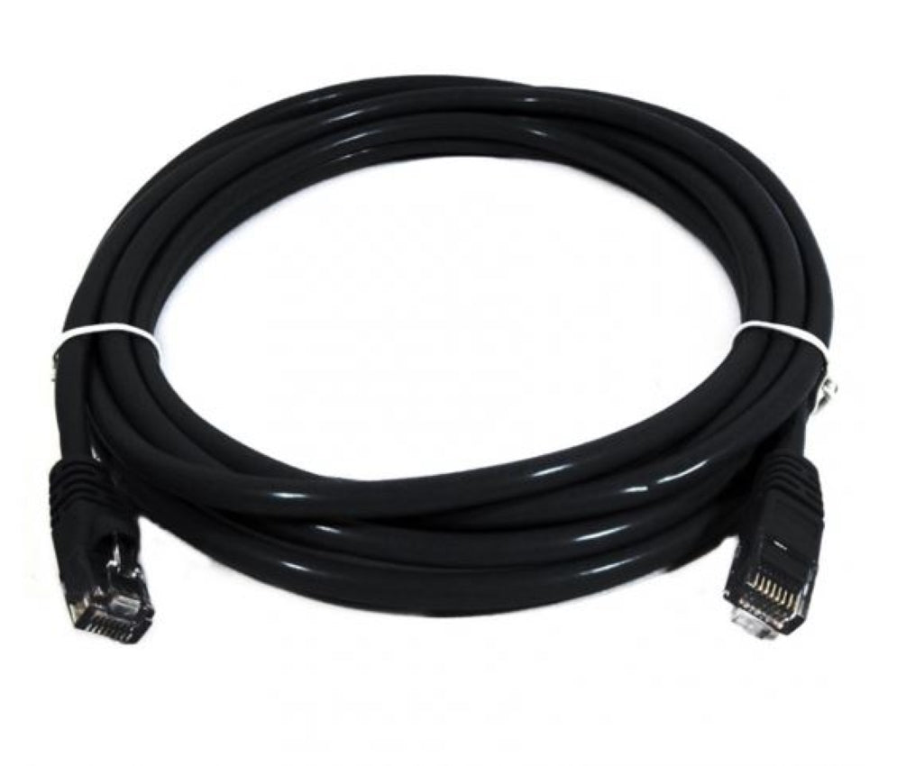 8Ware CAT6 Cable 0.25m - Black Premium RJ45 Ethernet Network LAN UTP Patch Cord 26AWG CU Jacket 