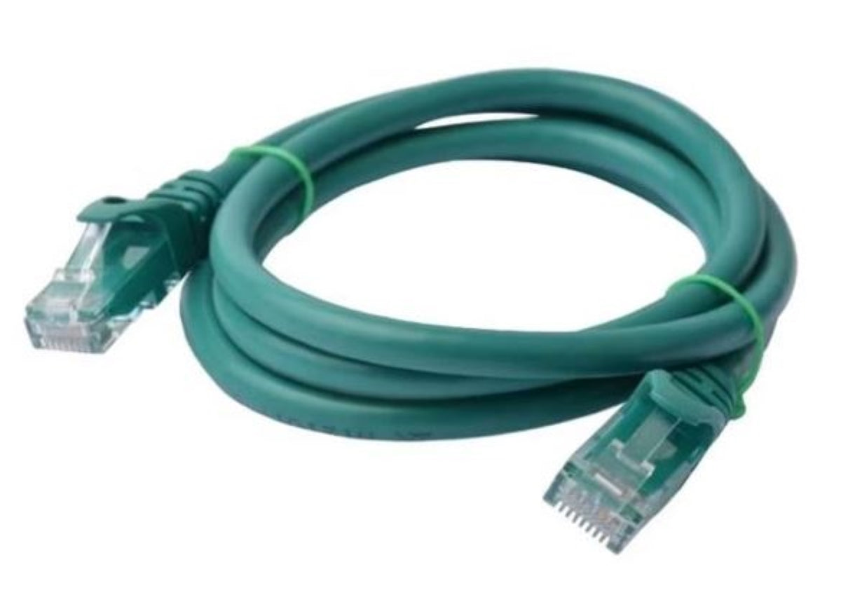 8Ware CAT6 Cable 0.25m - Green Premium RJ45 Ethernet Network LAN UTP Patch Cord 26AWG CU Jacket 