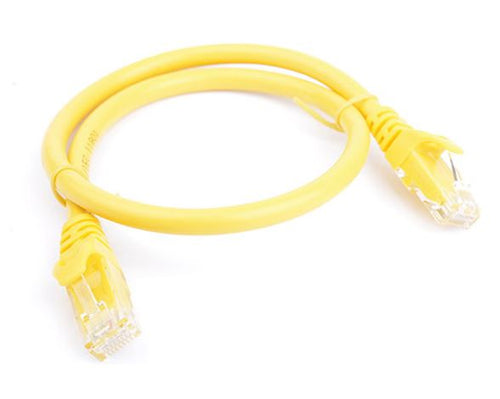 8Ware CAT6 Ethernet Cable 0.25m - Yellow RJ45 Patch Cord 