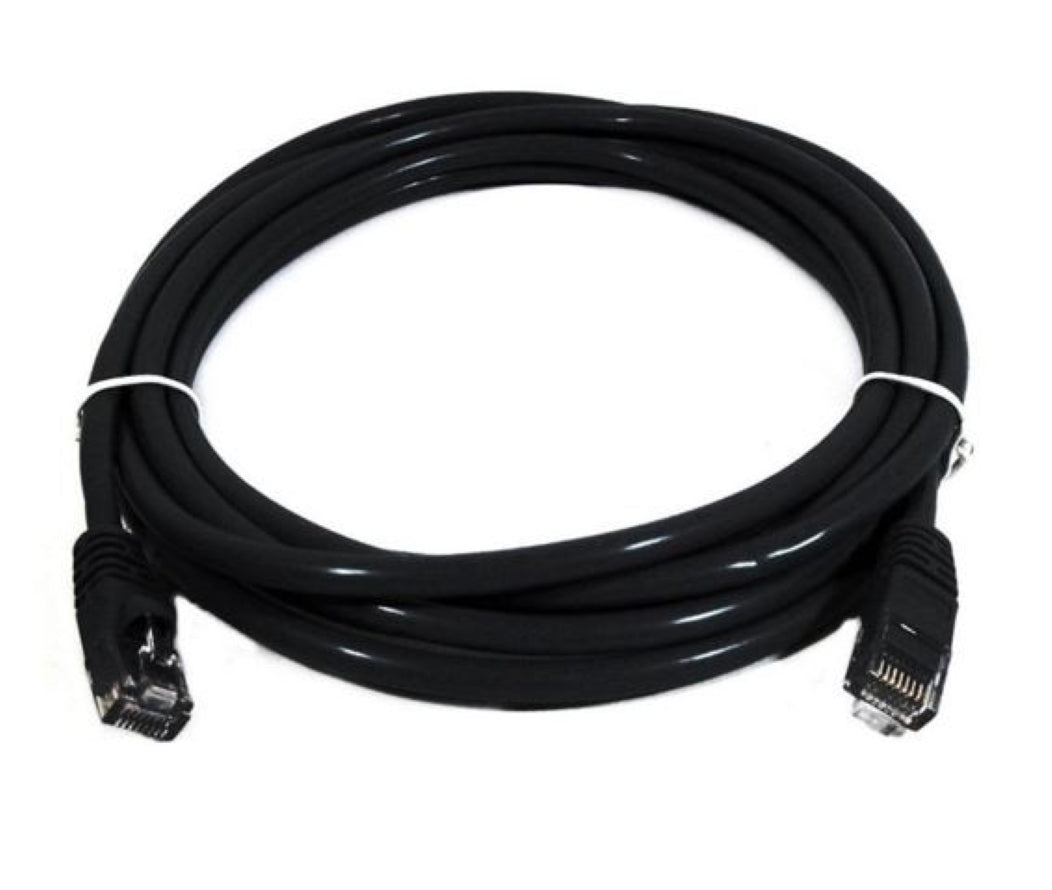 8Ware CAT6 Cable 0.5m - Black Premium RJ45 Ethernet Network LAN UTP Patch Cord 26AWG CU Jacket 