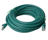 8Ware CAT6 Cable 15m - Green Premium RJ45 Ethernet Network LAN UTP Patch Cord 26AWG CU Jacket 8W-PL6 - 8W-PL6-15GRN