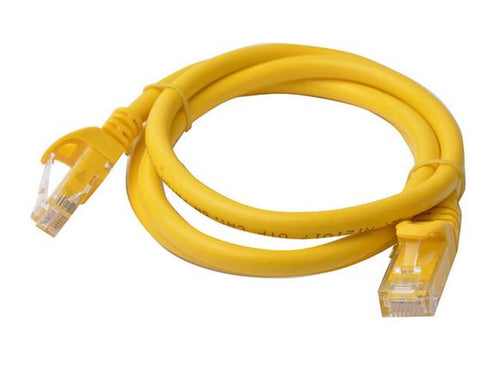 8Ware CAT6 Ethernet Cable 1m Yellow - Premium RJ45 Network Patch Cord 