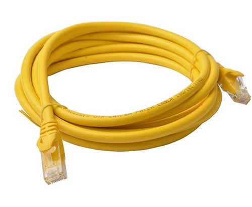 8Ware CAT6 Ethernet Cable 3m - Yellow RJ45 Network Patch Cord 
