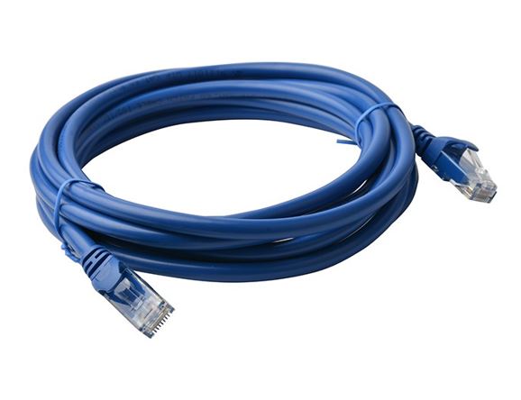 8ware CAT6 Ethernet Cable 5m - Blue RJ45 Network Patch Cord 