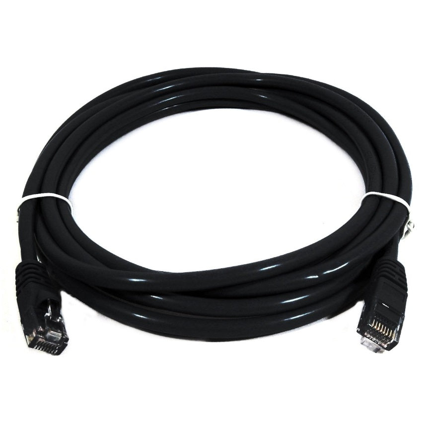 8Ware CAT6A Cable 0.25m (25cm)- Black Premium RJ45 Ethernet Network LAN UTP Patch Cord 26AWG CU - 8ware PL6A-0.25BLK