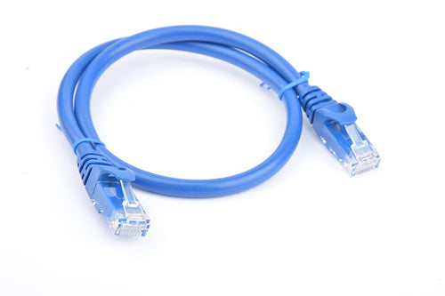 8Ware 25cm Blue CAT6A Ethernet Patch Cable - Snagless RJ45 