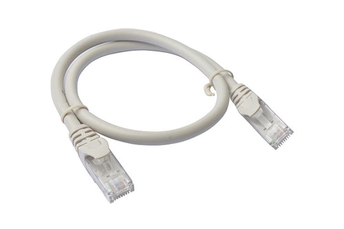 8Ware CAT6A Ethernet Cable 25cm - Grey Snagless Patch Cord 