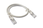 8Ware CAT6A Ethernet Cable 25cm - Grey Snagless Patch Cord
