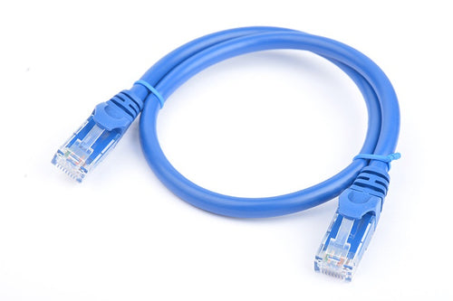 8Ware CAT6A 0.5m Blue Snagless Ethernet Patch Cable 