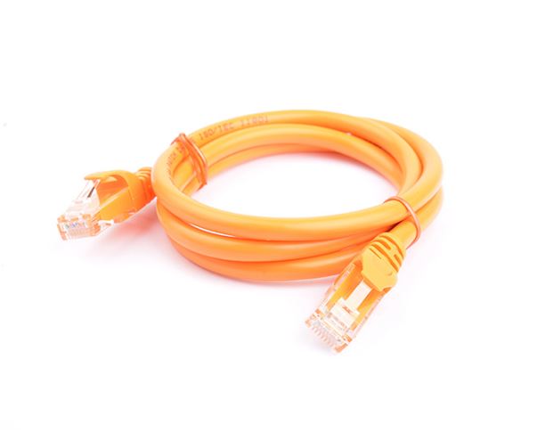 8Ware CAT6A Orange 1.5m Snagless Ethernet Patch Cable 