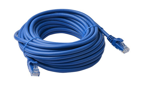 8Ware CAT6A Ethernet Cable 10m Blue - Snagless RJ45 Patch Cord 