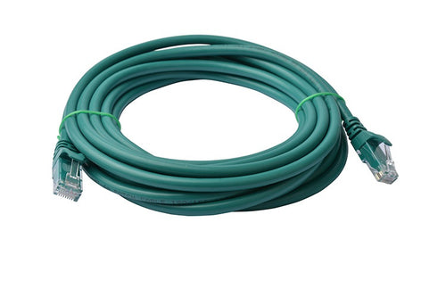 8Ware CAT6A Ethernet Cable 10m Green - Snagless RJ45 Patch Cord 