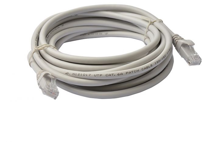 8Ware CAT6A Ethernet Cable 15m Grey - Snagless RJ45 Patch Cord 