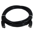 8Ware CAT6A Ethernet Cable 1m - Black Snagless Patch Cord 
