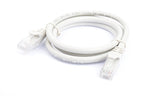 8Ware CAT6A Ethernet Cable 1m - Grey Snagless for Fast Networks 