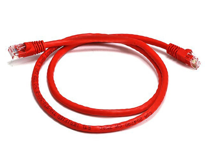 8Ware CAT6A Red 1m Snagless Ethernet Patch Cable 