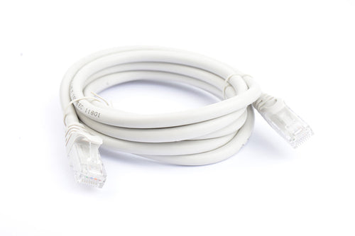8Ware CAT6A Ethernet Cable 2m Grey - Snagless RJ45 Patch Cord 