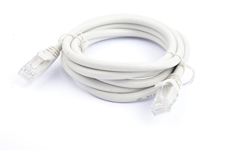 8Ware CAT6A Ethernet Cable 2m Grey - Snagless RJ45 Patch Cord 