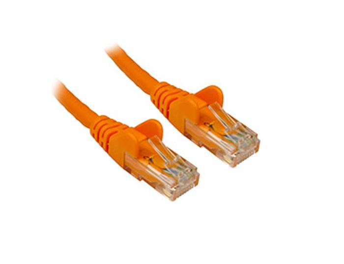 8Ware CAT6A Ethernet Cable 2m Orange - Snagless RJ45 Patch Cord 