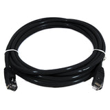 8Ware CAT6A Ethernet Network Cable 3m Black RJ45 Snagless 