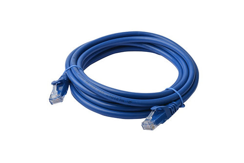 8Ware CAT6A Ethernet Cable 3m Blue - Snagless RJ45 Patch Cord 