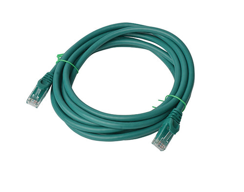 8Ware CAT6A Ethernet Patch Cable 3m - Green Snagless 