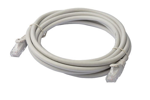 8Ware 3m Grey CAT6A Ethernet Cable - Snagless 10 Gigabit Patch Cord 