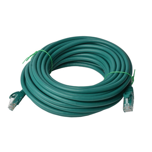 8Ware CAT6A Ethernet Cable 50m - Green Snagless RJ45 Patch Cord 