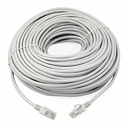 8Ware CAT6A Ethernet Patch Cable 50m Grey - Snagless 