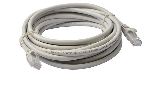 8Ware CAT6A 5m Grey Snagless Ethernet Patch Cable 