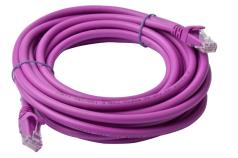 8Ware CAT6A High-Speed Ethernet Cable 5m - Purple Snagless 