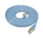 8Ware CAT7 Blue Ethernet Cable 3m - Flat Snagless RJ45 