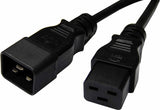 8Ware 1m C19 to C20 Power Extension Cable 15A for UPS Servers PDU 