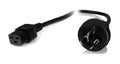 8Ware 2m AU 3-Pin to C19 Server Power Cable 10A Black 
