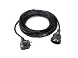 2m Piggyback Power Extension Lead AU - 3-Pin Space Saver 8ware