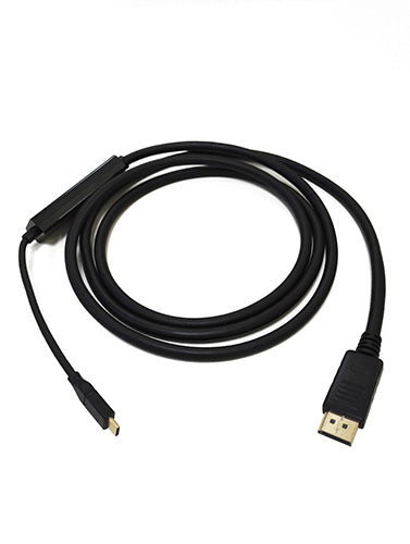 2m USB-C to DisplayPort Cable for MacBook & Chromebook Monitors 8ware