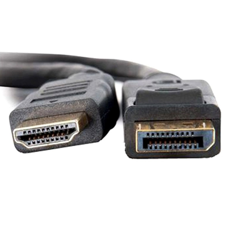 8ware DisplayPort to HDMI Cable - Gold-Plated | HD Video & Audio