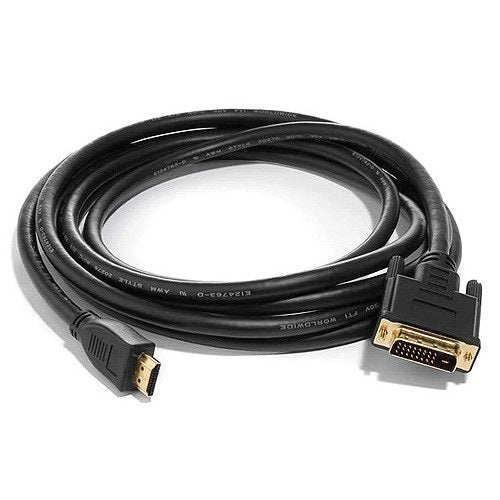 8ware 3m HDMI to DVI-D Cable - Connect PS4, PC, Monitors & Projectors 