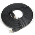 8Ware Flat 2m High-Speed HDMI Cable | 1080p HD, 3D, Ethernet 
