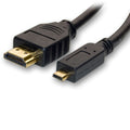Black 4K Micro HDMI to HDMI Cable 1.5M - Connect Phone to TV 8ware