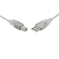 8Ware 1m USB 2.0 A-B Printer Cable - Durable & UL Approved 