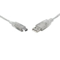8Ware USB 2.0 A to Mini-B Data & Charging Cable - 1m