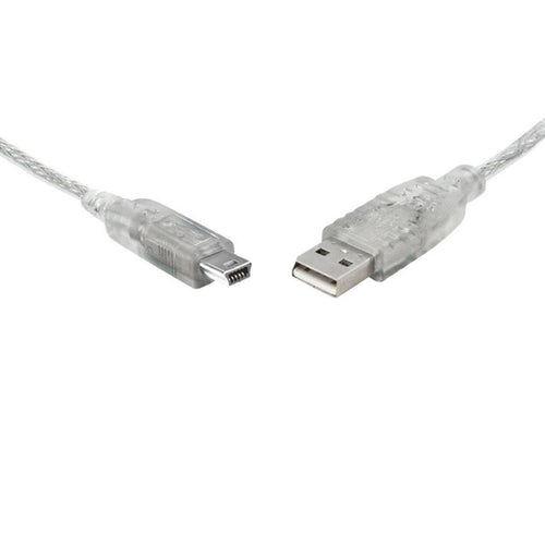 8Ware USB 2.0 A to Mini-B Data & Charging Cable - 1m 
