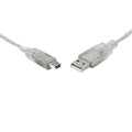 8Ware 3m USB 2.0 A to Mini B Cable - Durable & UL Approved 