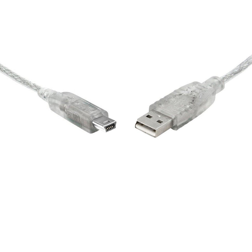 8Ware 3m USB 2.0 A to Mini B Cable - Durable & UL Approved 