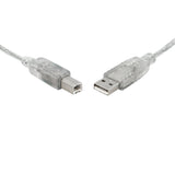 8Ware USB 2.0 Cable 3m Type A to B Male to Male Printer Cable for HP Canon Dell Brother Epson Xerox - 8ware UC-2003AB