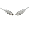 8Ware 5m USB 2.0 Printer Cable - Type A to B for HP Canon