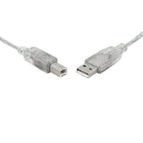8Ware 5m USB 2.0 Printer Cable - Type A to B for HP Canon 8ware