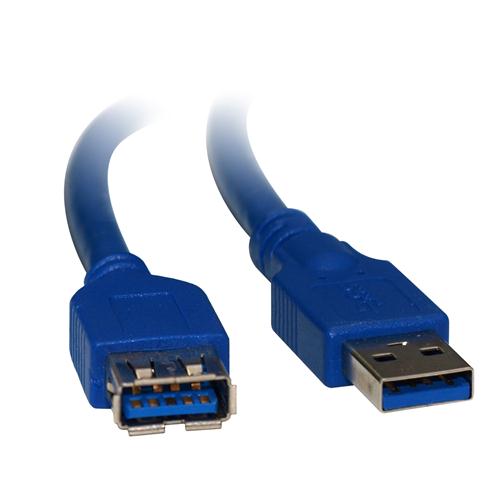 Fast USB 3.0 Extension Cable 1M (A Male to A Female) 8ware