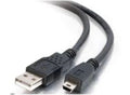 USB 2.0 A-MiniB Extension Cable 1m Black - 10-Pack